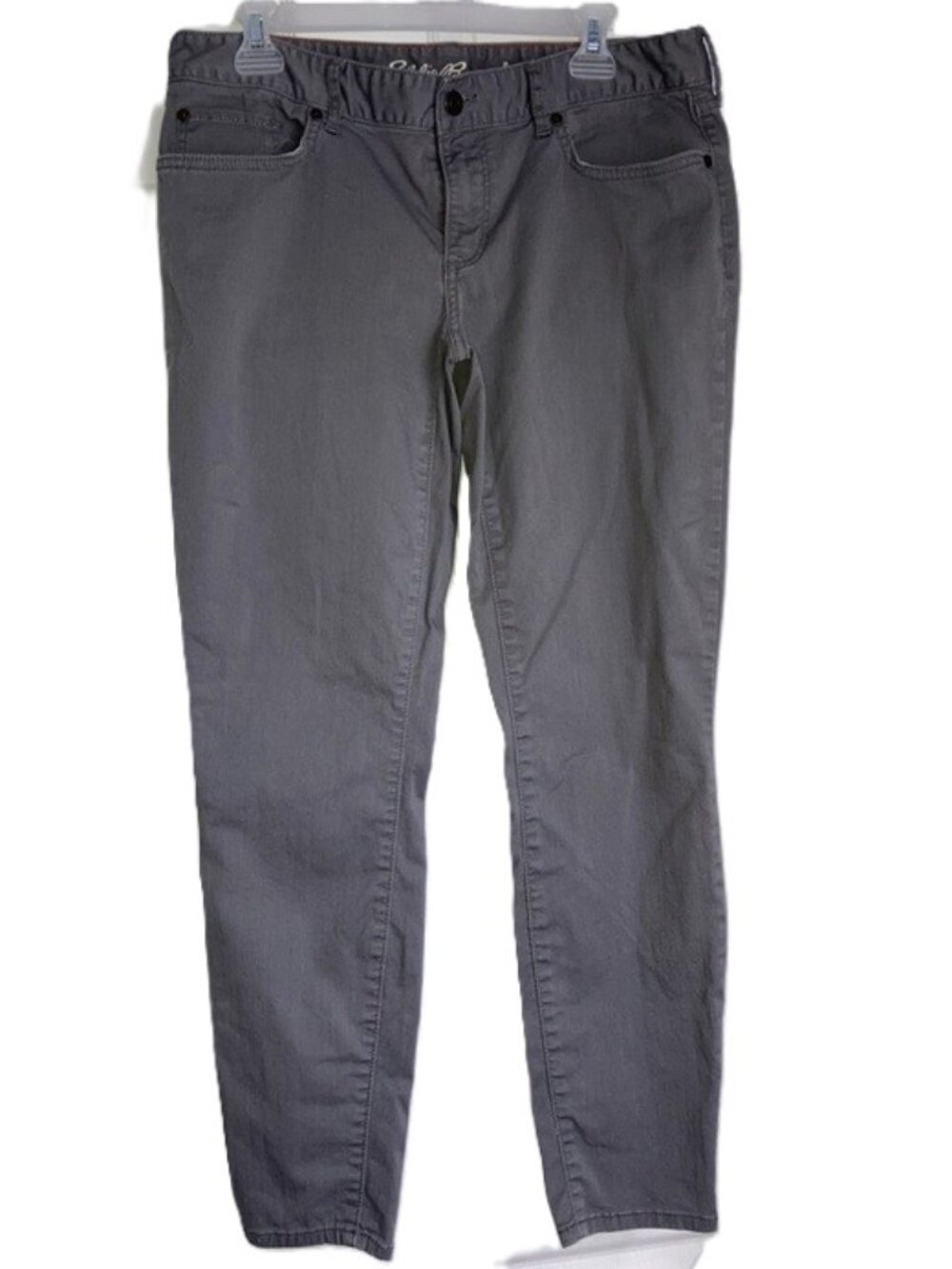 Eddie Bauer Slightly Curvy Skinny Gray Denim Jeans – Women’s Size 12